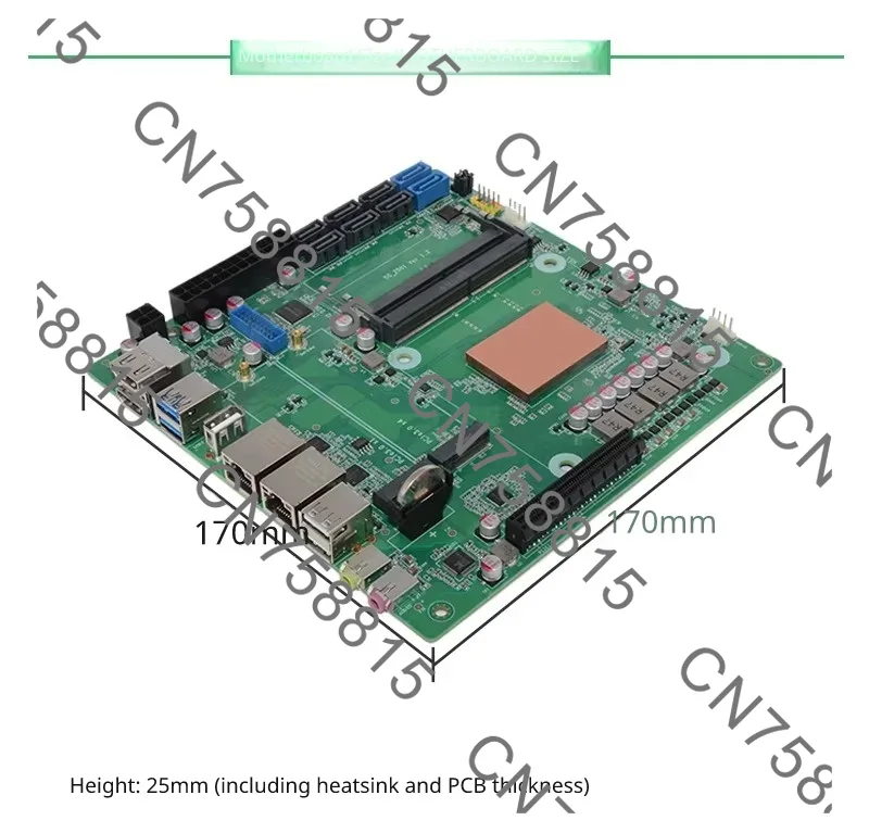 Mini Itx Dual 2.5G Nas Motherboard - Carte mère Mini ITX AMD Ryzen
